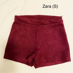 Pre-loved ZARA Velvet Shorts